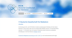 Desktop Screenshot of dgm-web.de